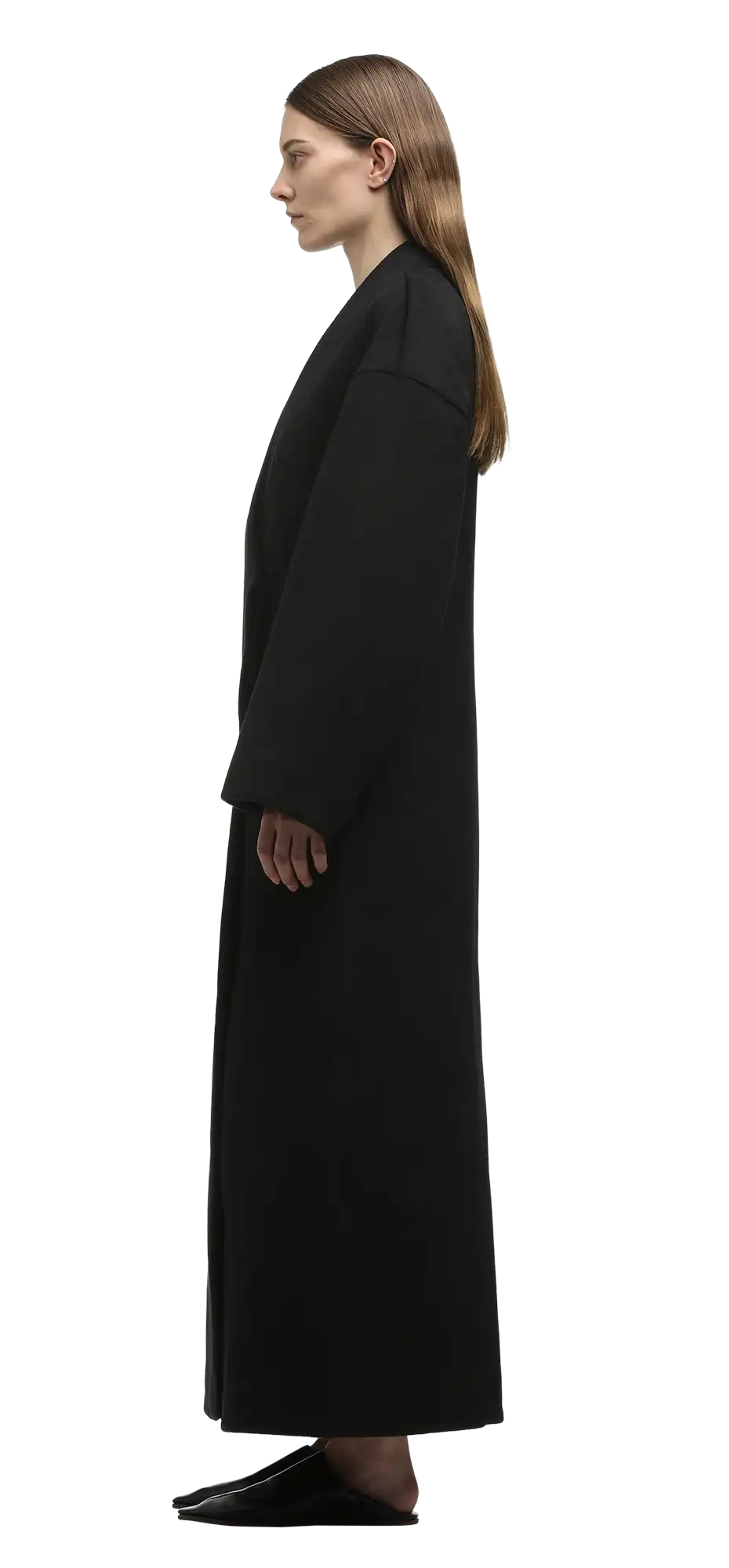 rondo-coat-black character left view