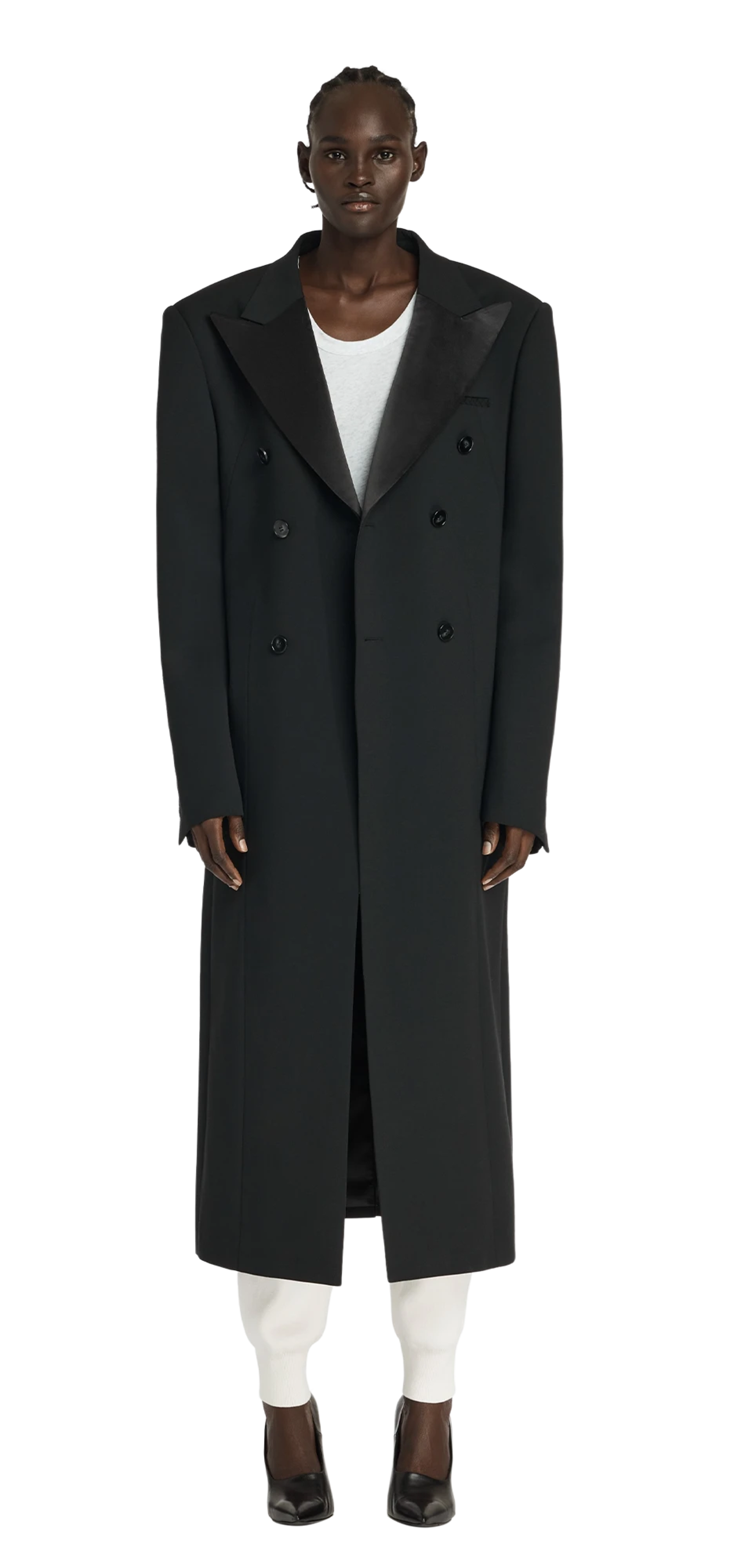 mason-tailored-coat-black-wool character front view