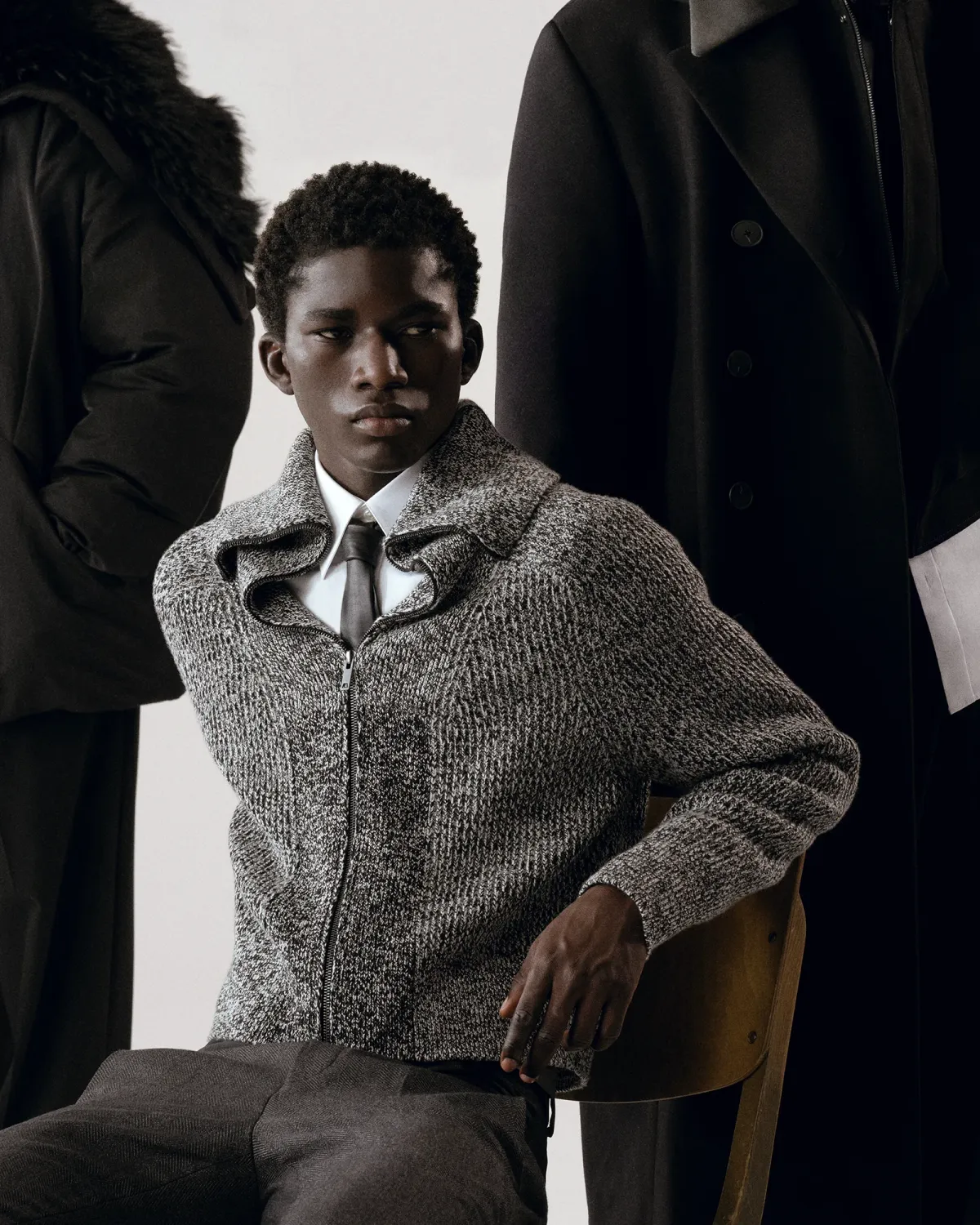 Knitted-Wool Jacket - Image 2