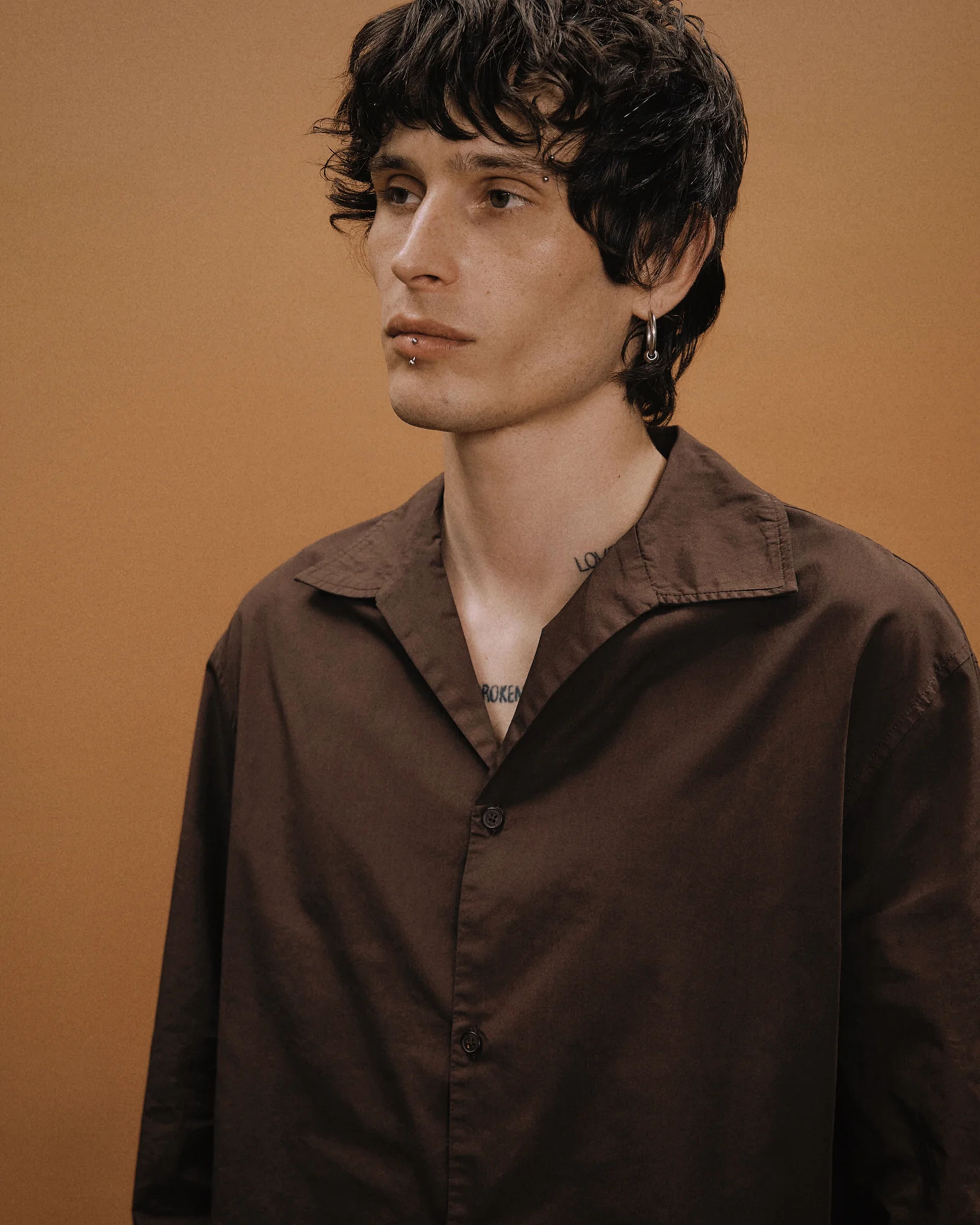 LS Pajama Shirt Brunette - Image 6