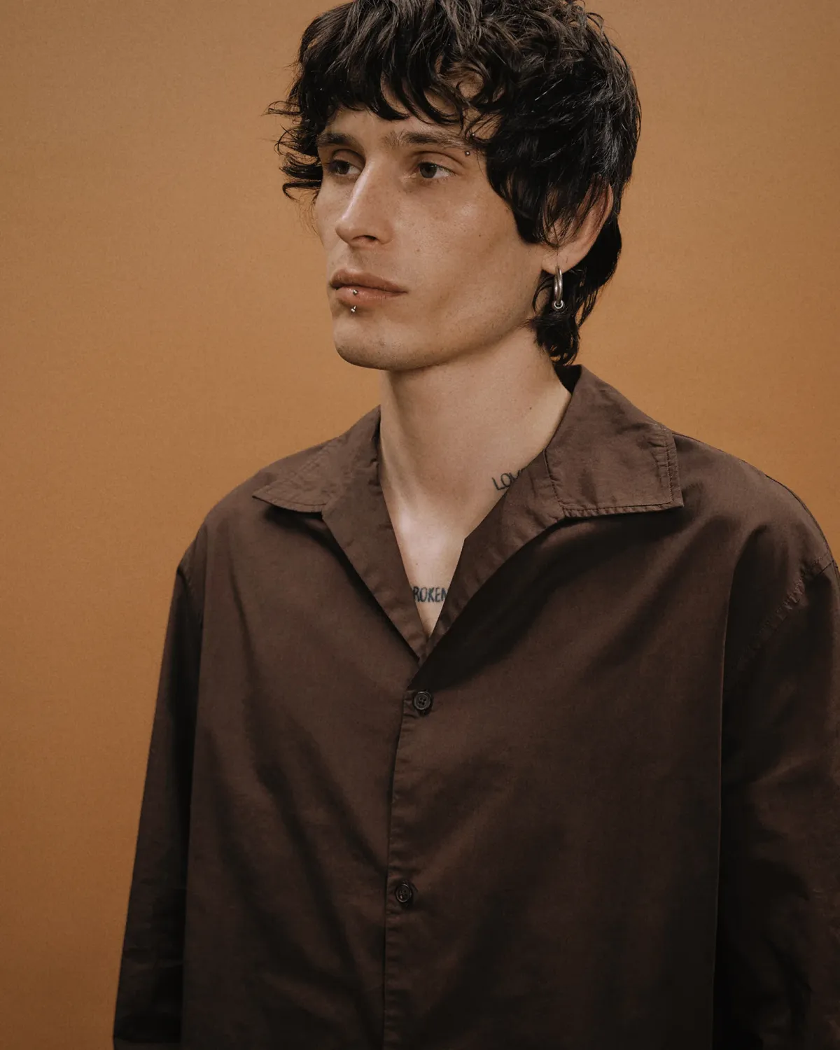 LS Pajama Shirt Brunette - Image 6