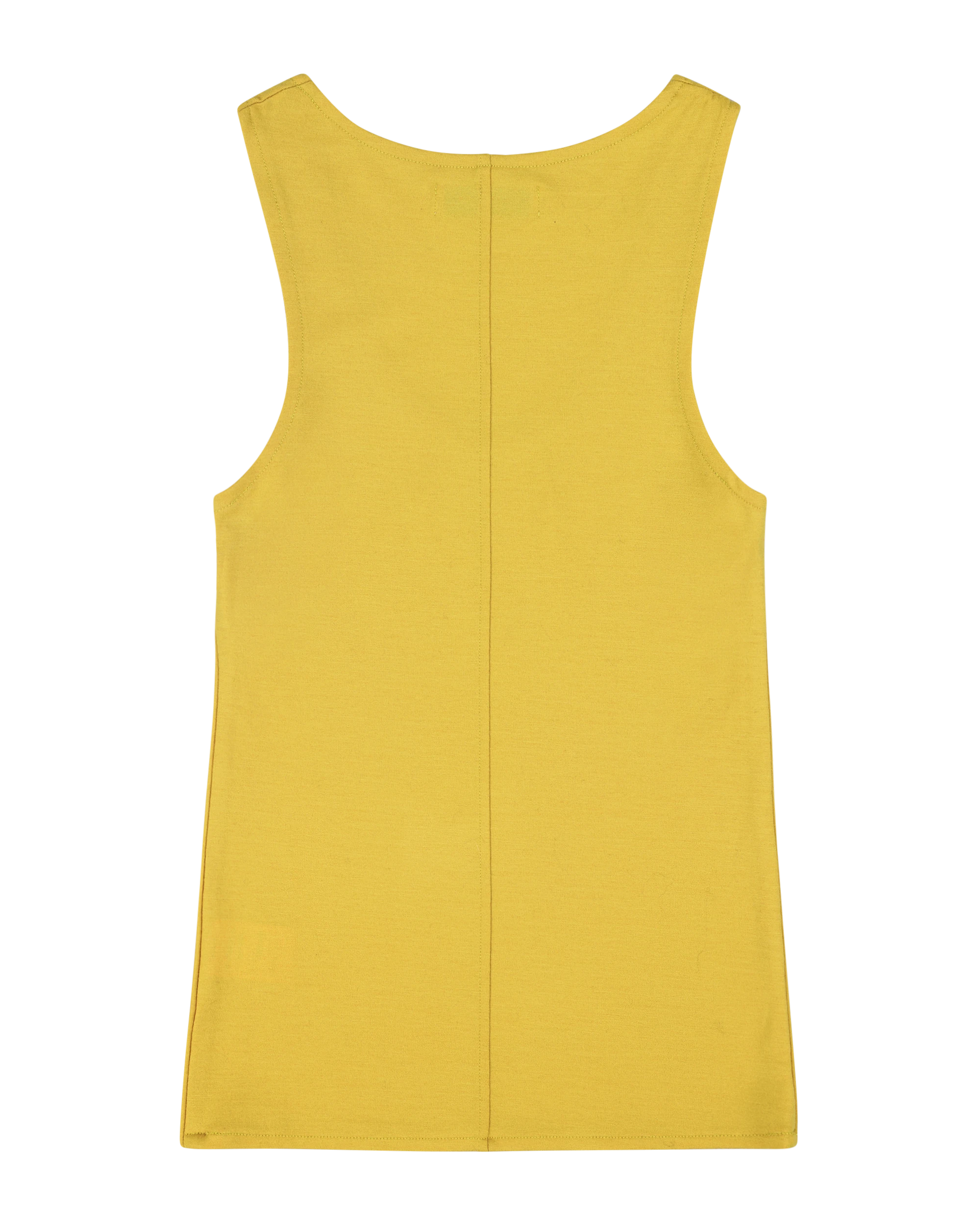 Stretch Wool Tank Mustard - Image 2