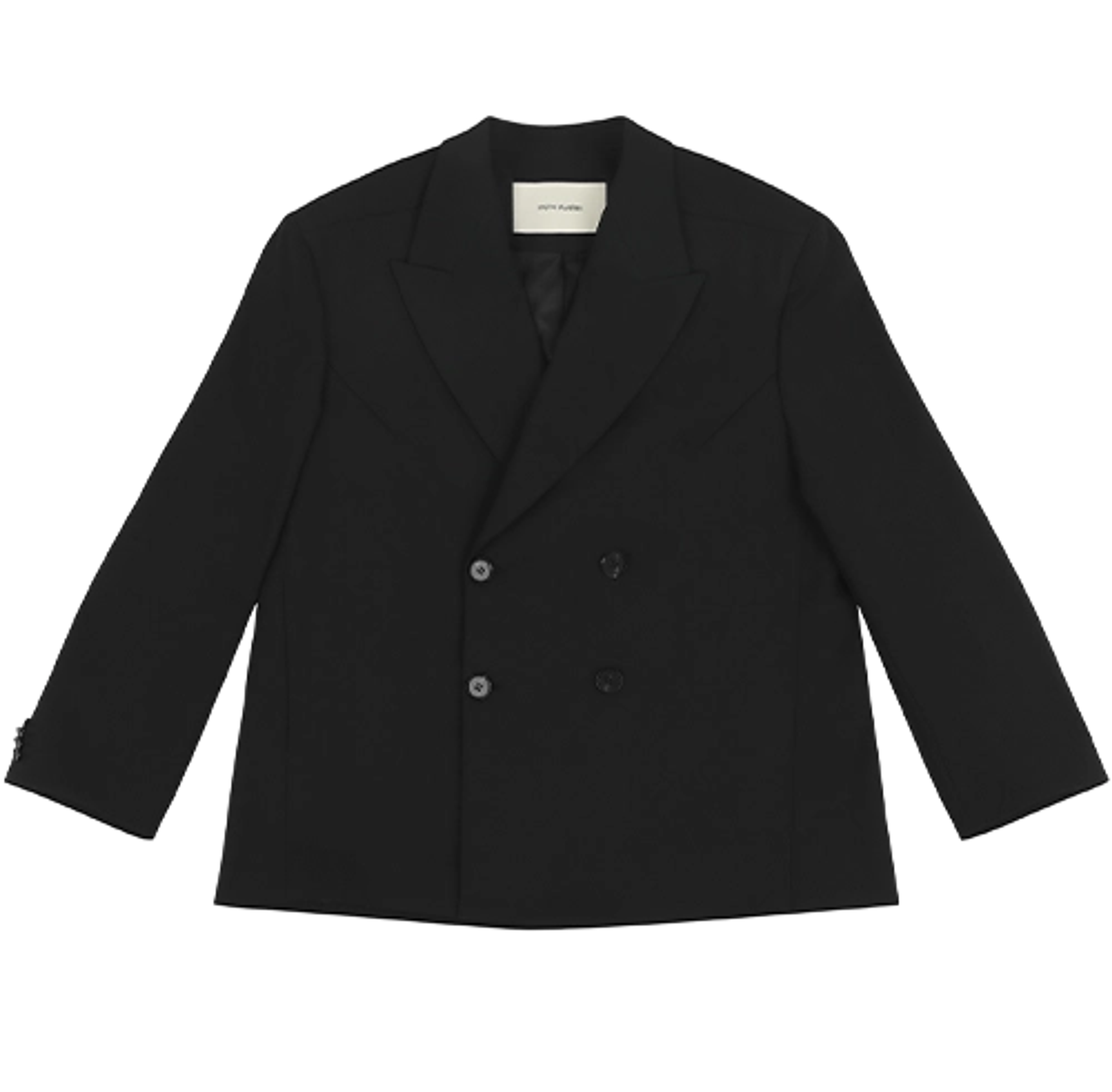 Product double-breasted-blazer-black thumbnail
