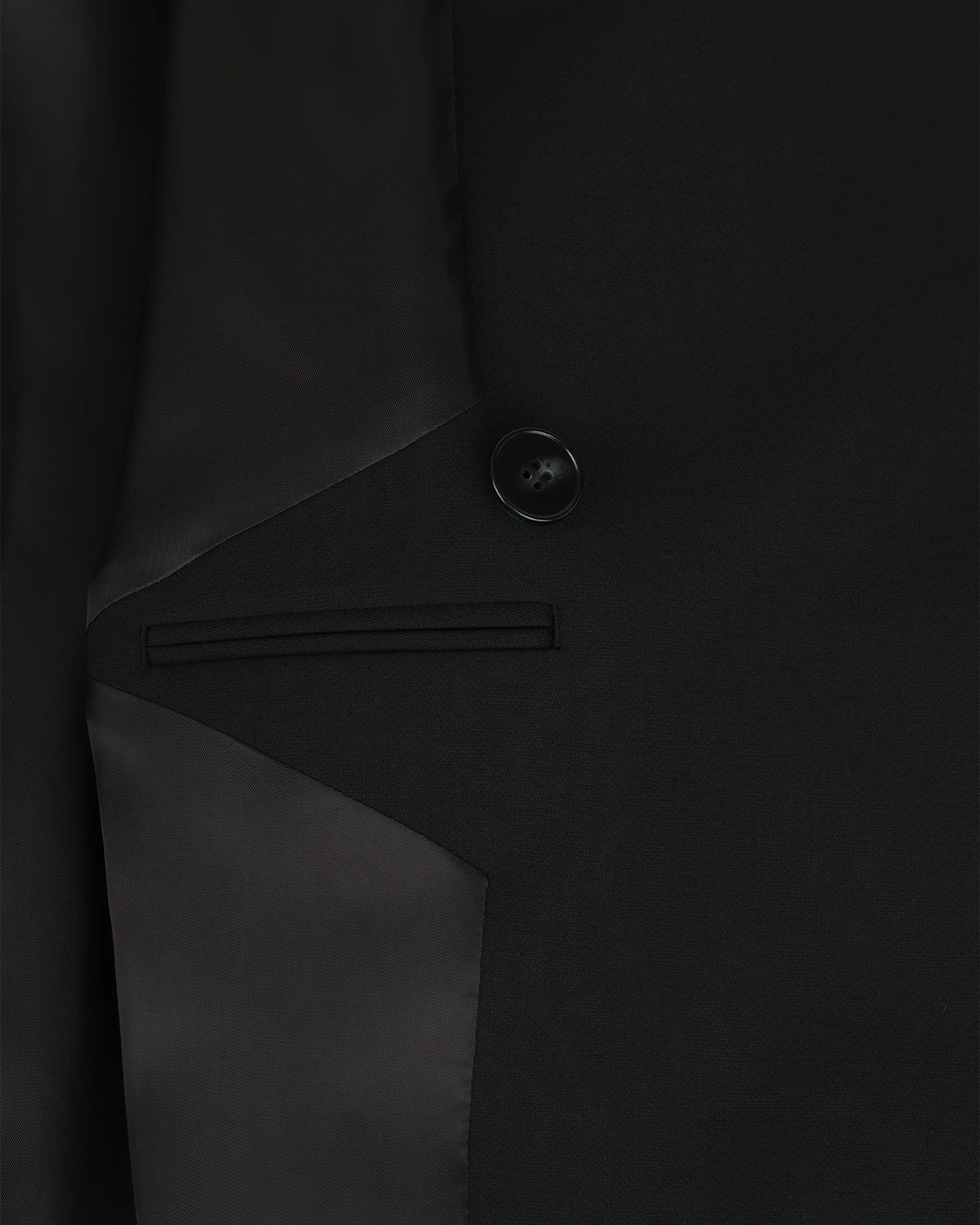Common Tailored Jacket Black Wool - Image 4