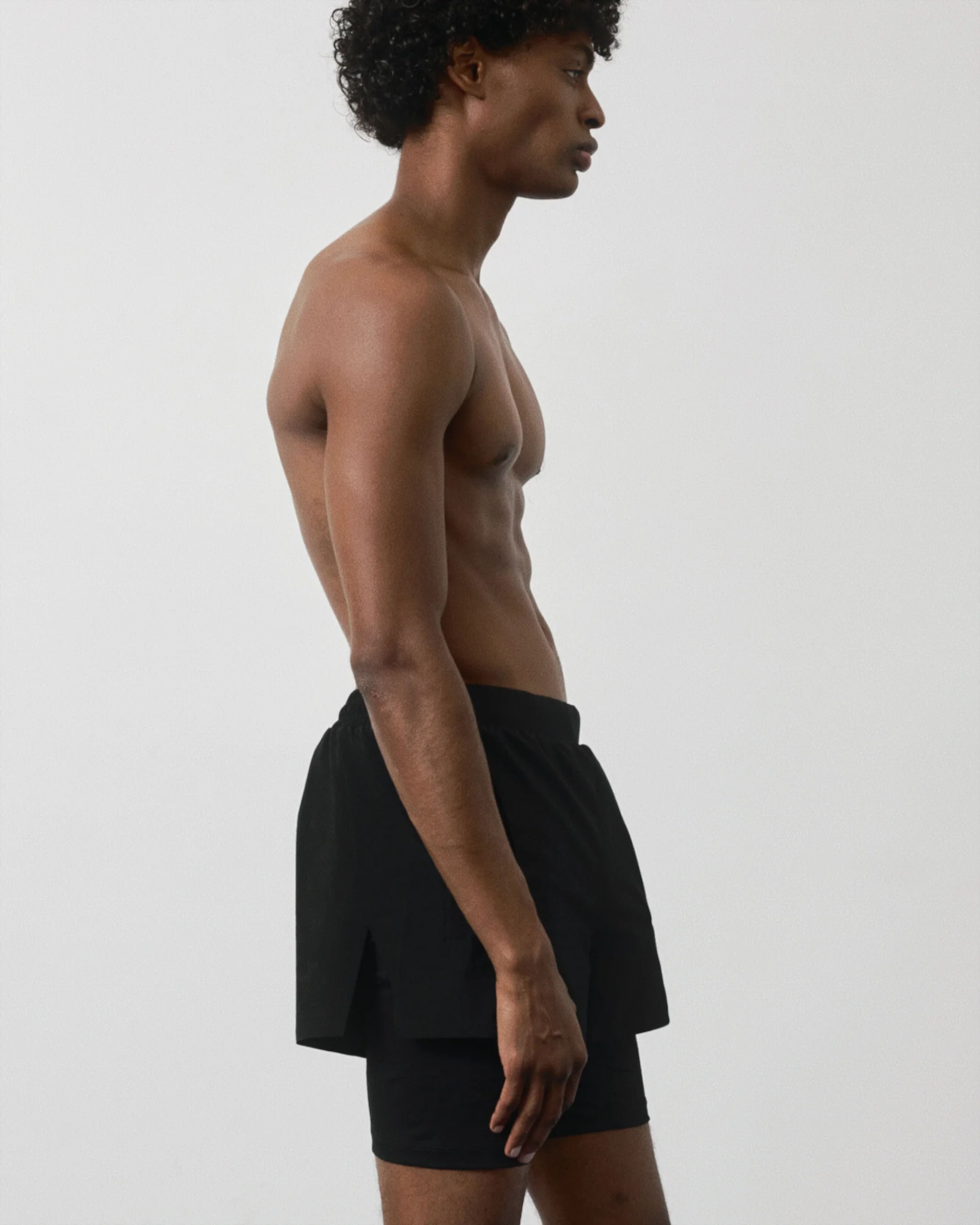 D4T Training 2in1 Shorts Black - Image 2