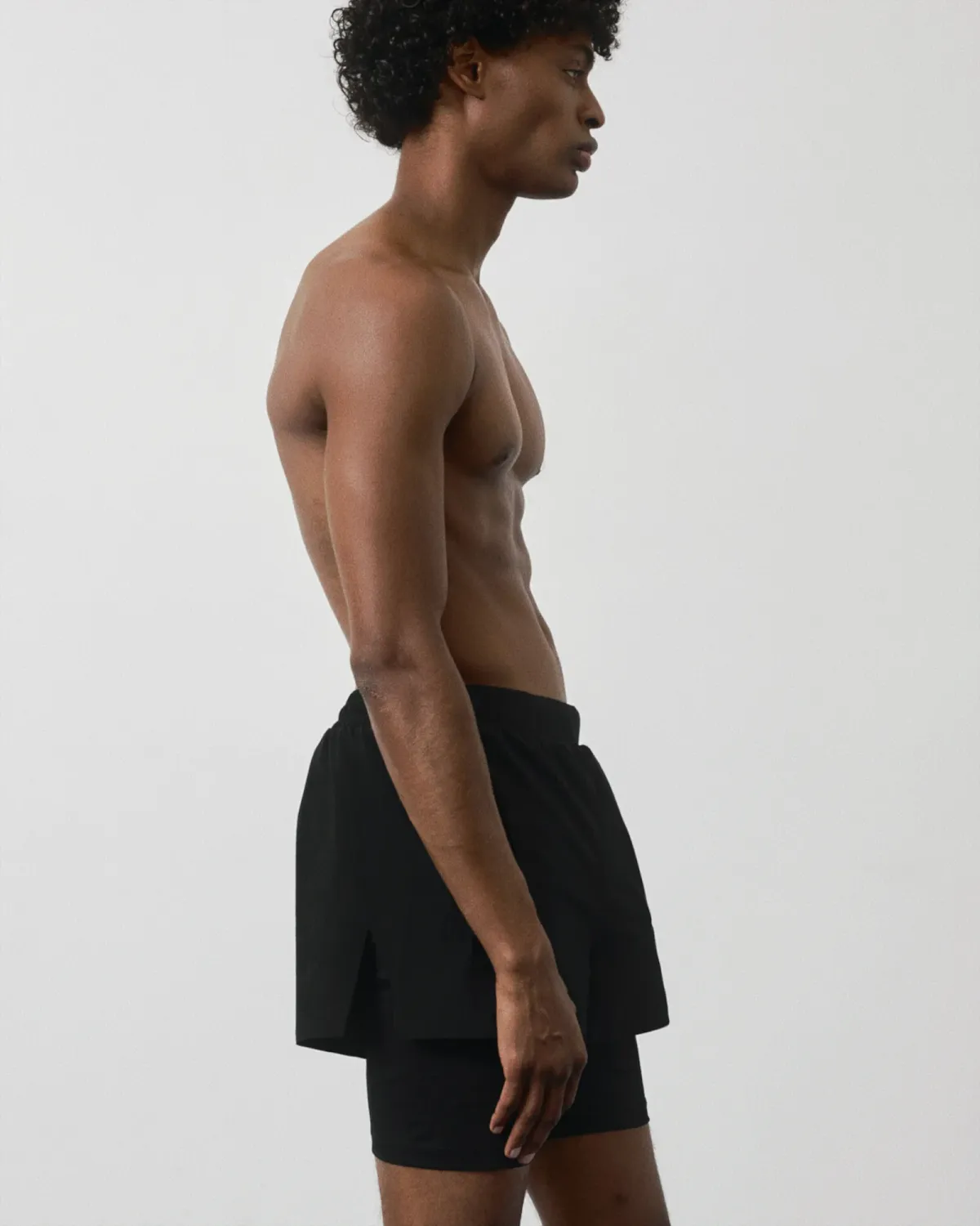 D4T Training 2in1 Shorts Black - Image 2