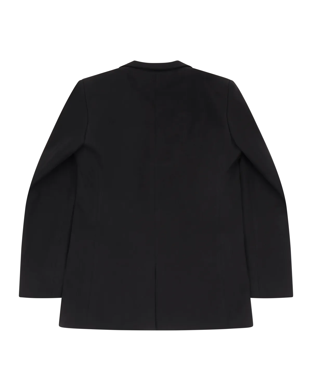 Simple Breasted Blazer Black Linen - Image 5