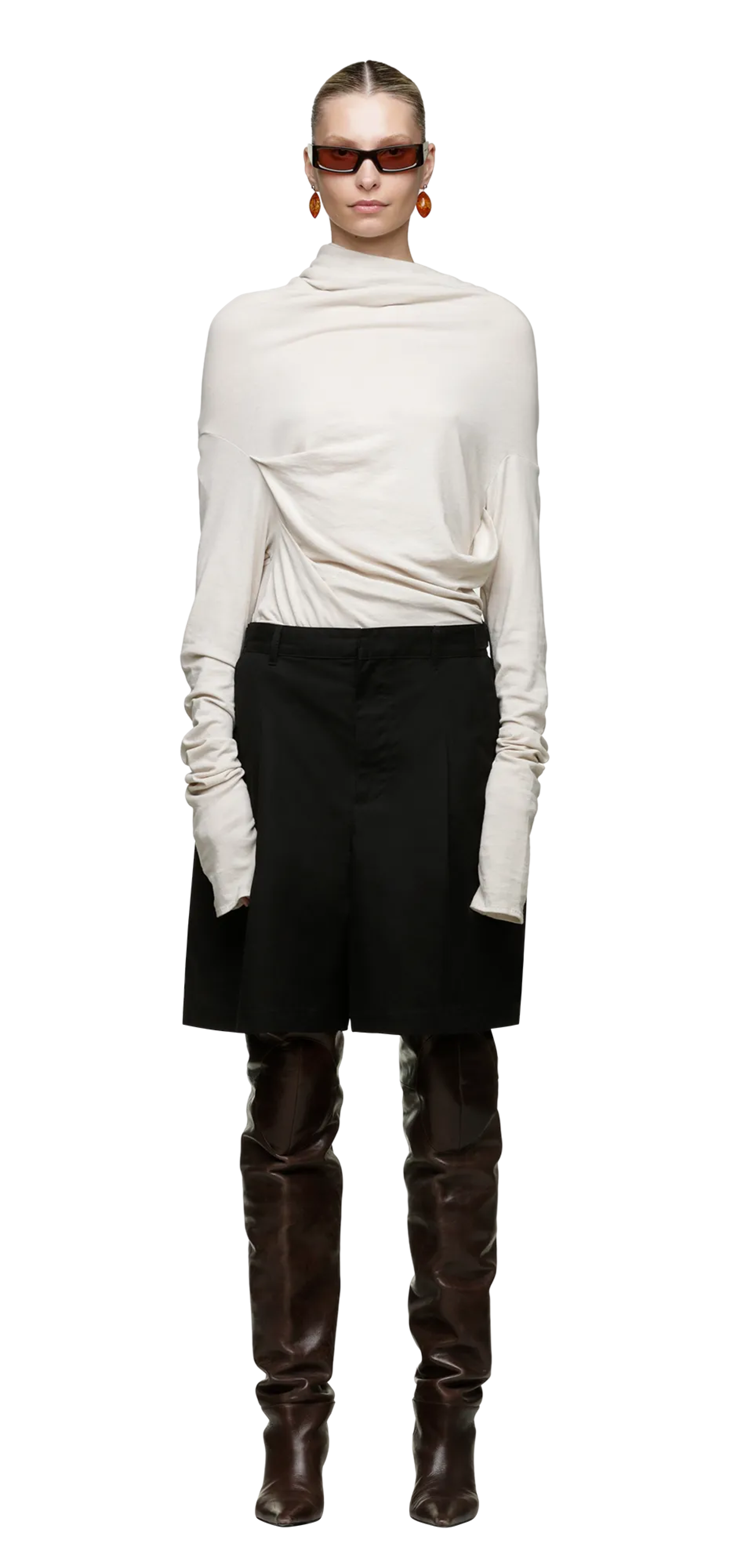 aoshi-short-black character front view