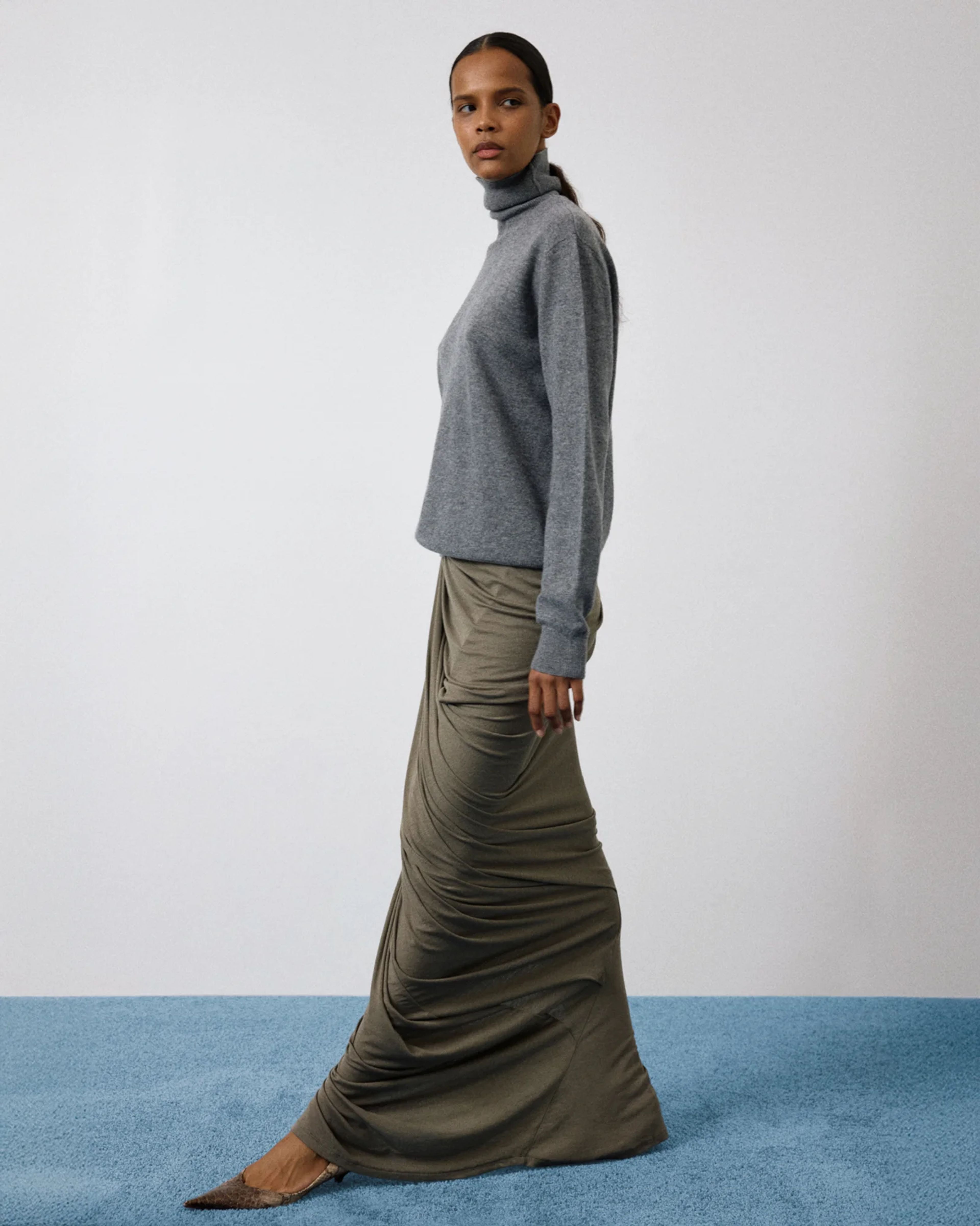 Dia Skirt Taupe - Image 2