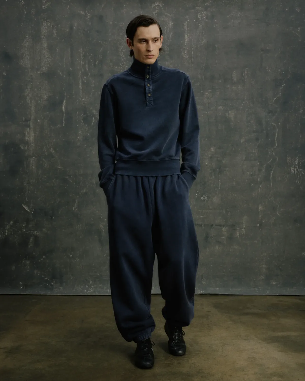 Port Pullover Salted Navy - Image 2