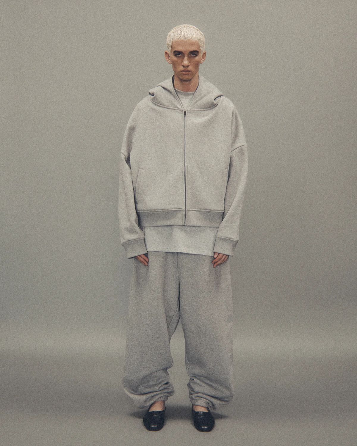 eternal zip grey marle - entire studios