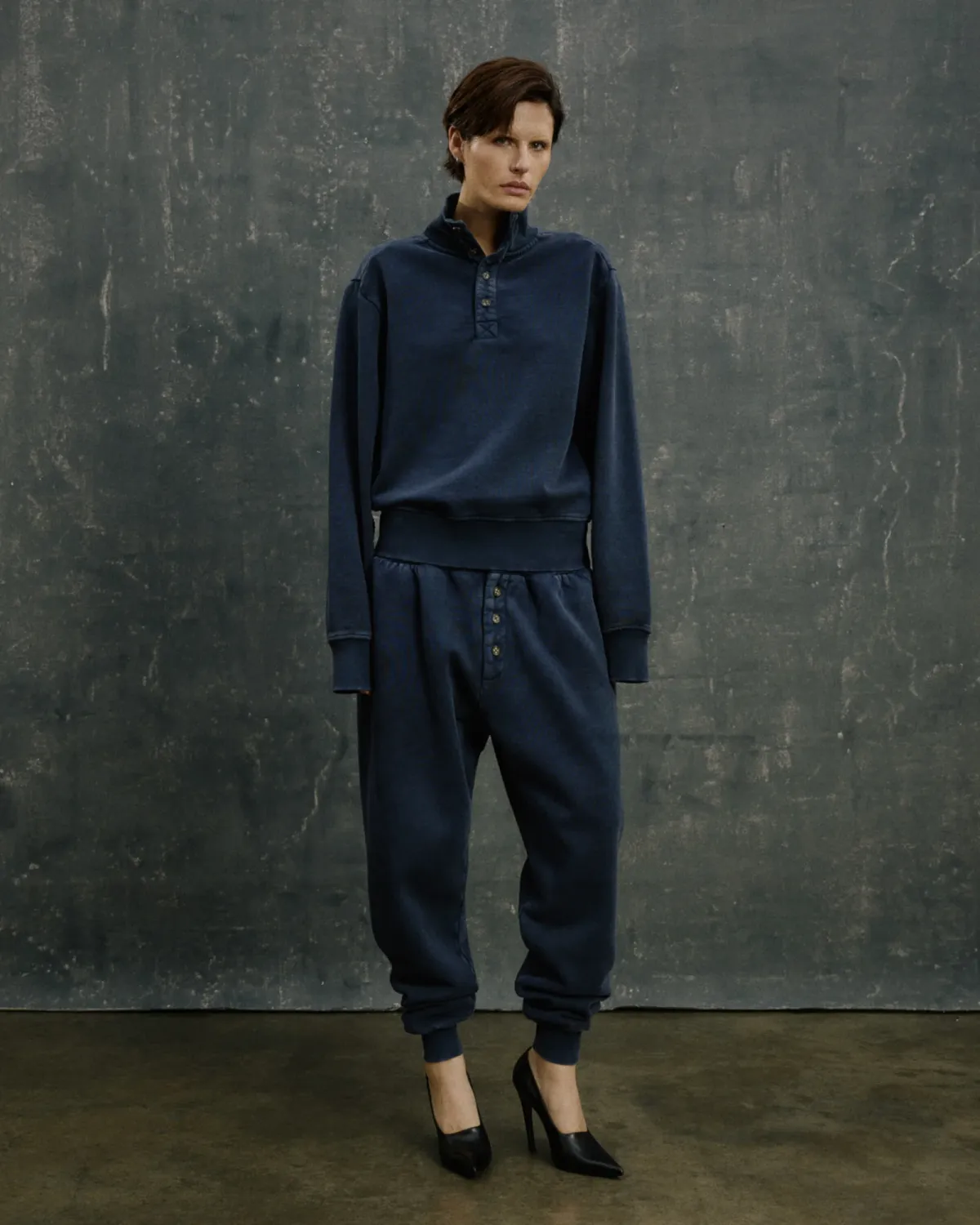 Port Pullover Salted Navy - Image 6