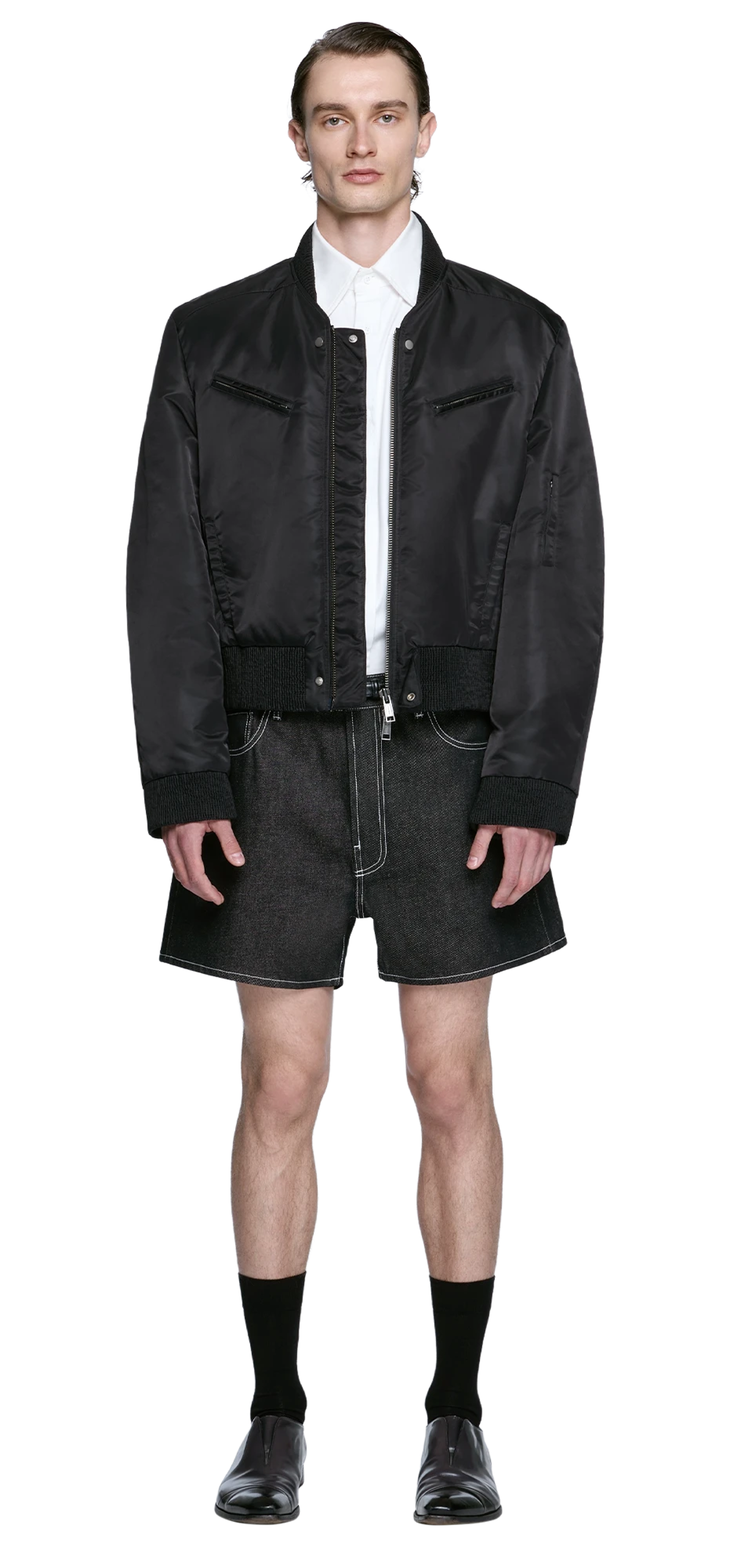 arc-bomber-black-nylon character front view