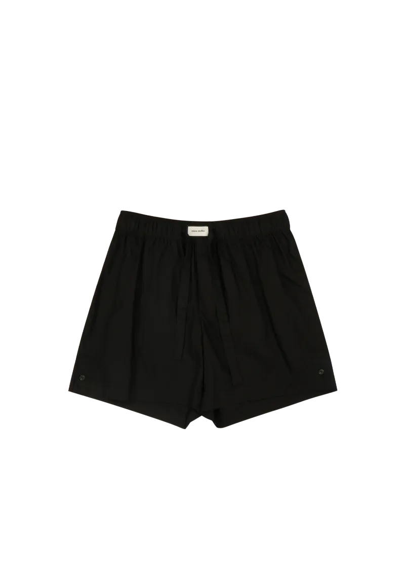 pajama-short-black garment view