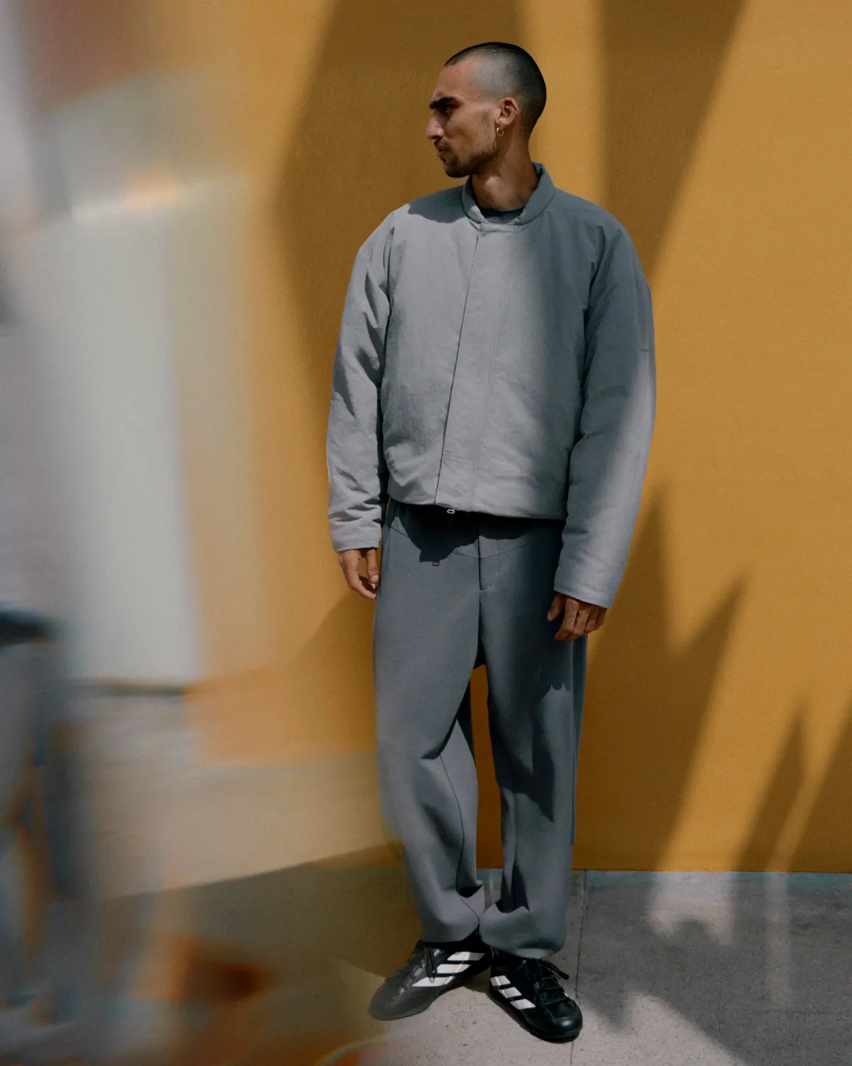 Z.N.E. Bomber Jacket Dove Grey - Image 2