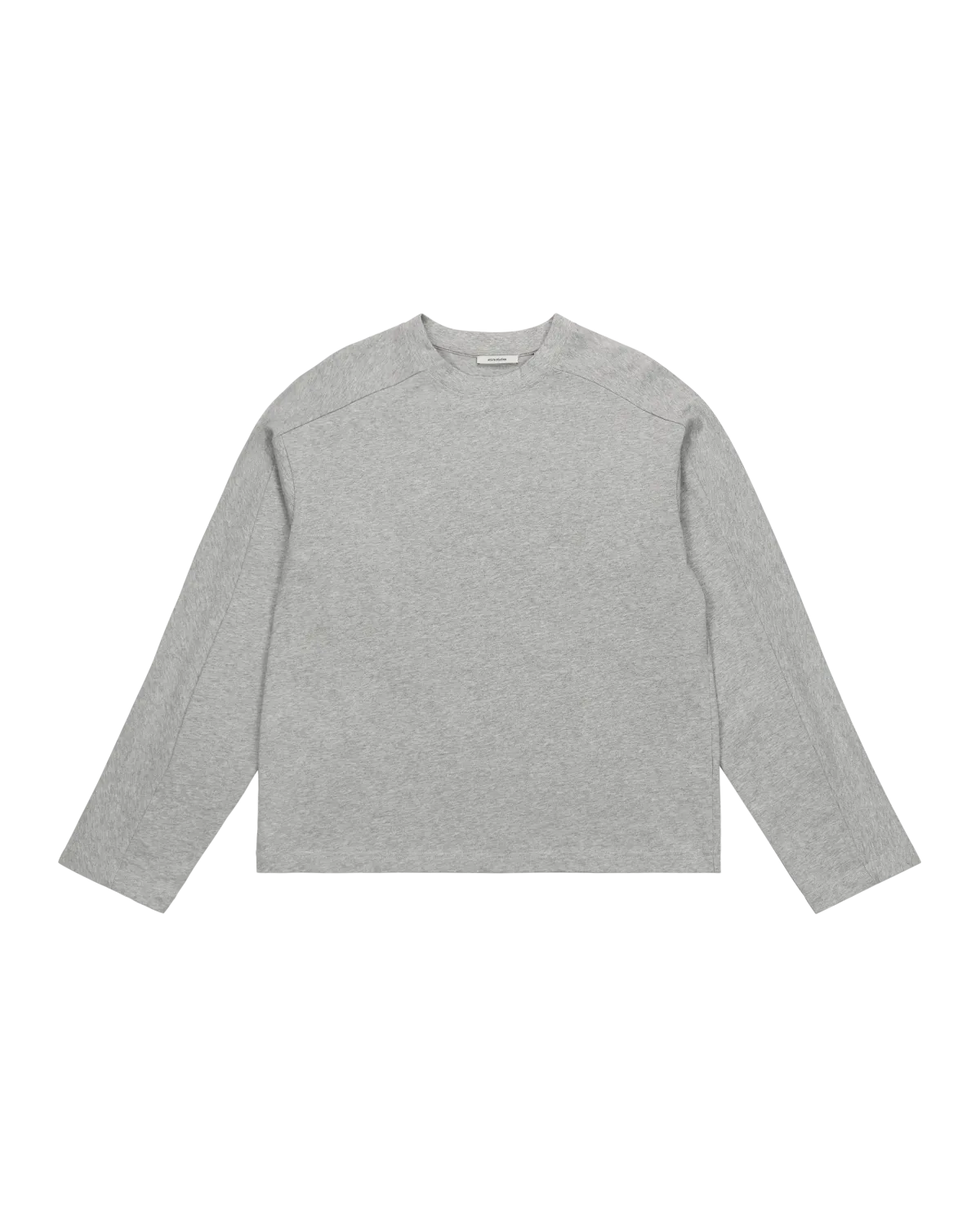 Heavy Long Sleeve Grey Marle - Image 4