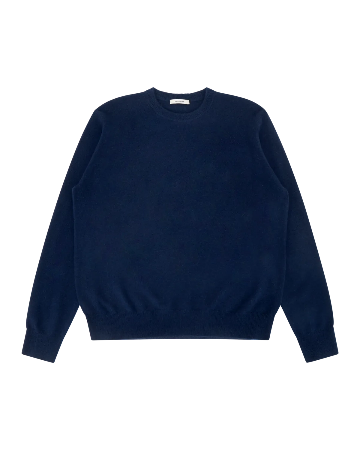 Knit Cashmere Crewneck Navy - Image 7