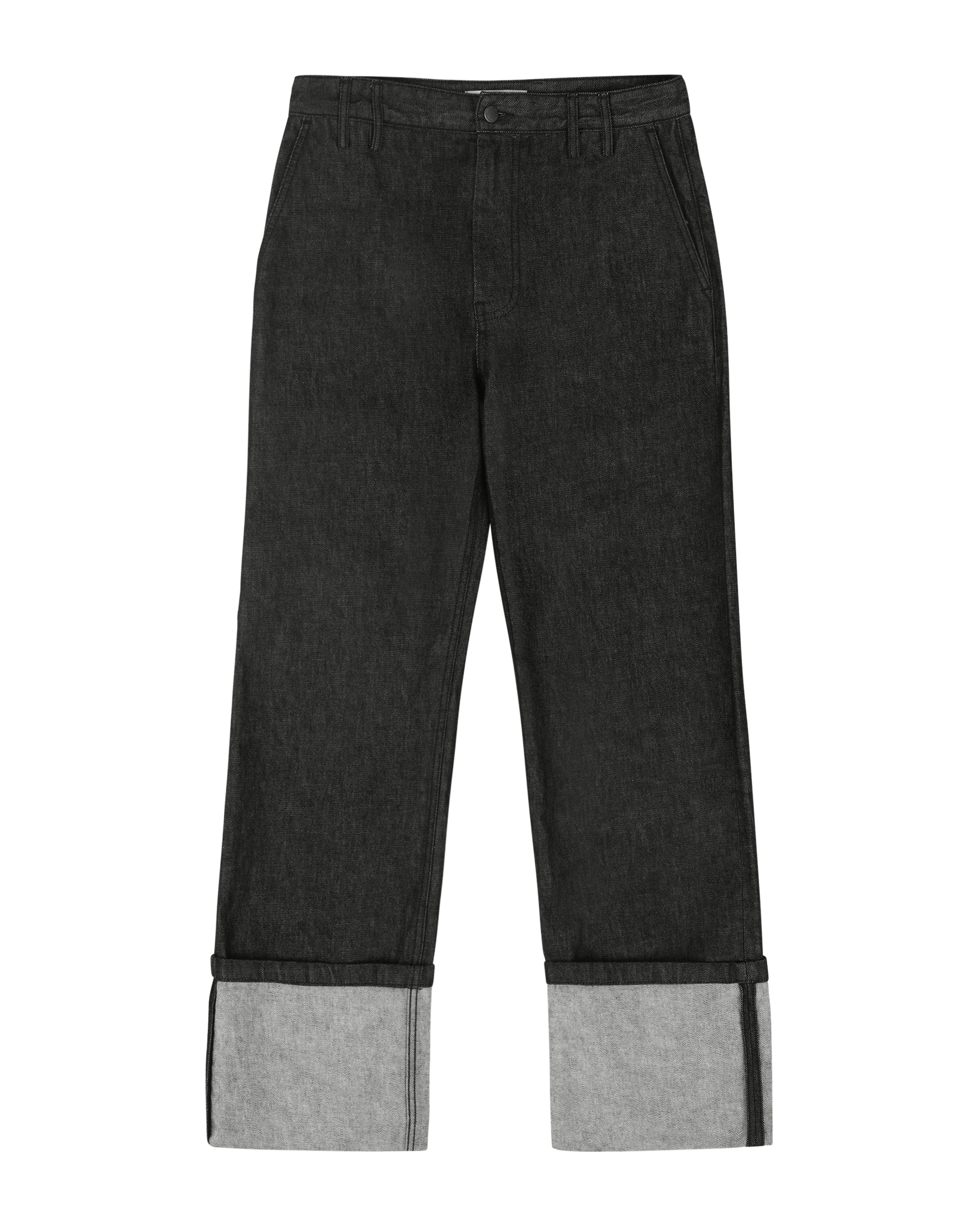 Cuff Jean Raw Black - Image 2