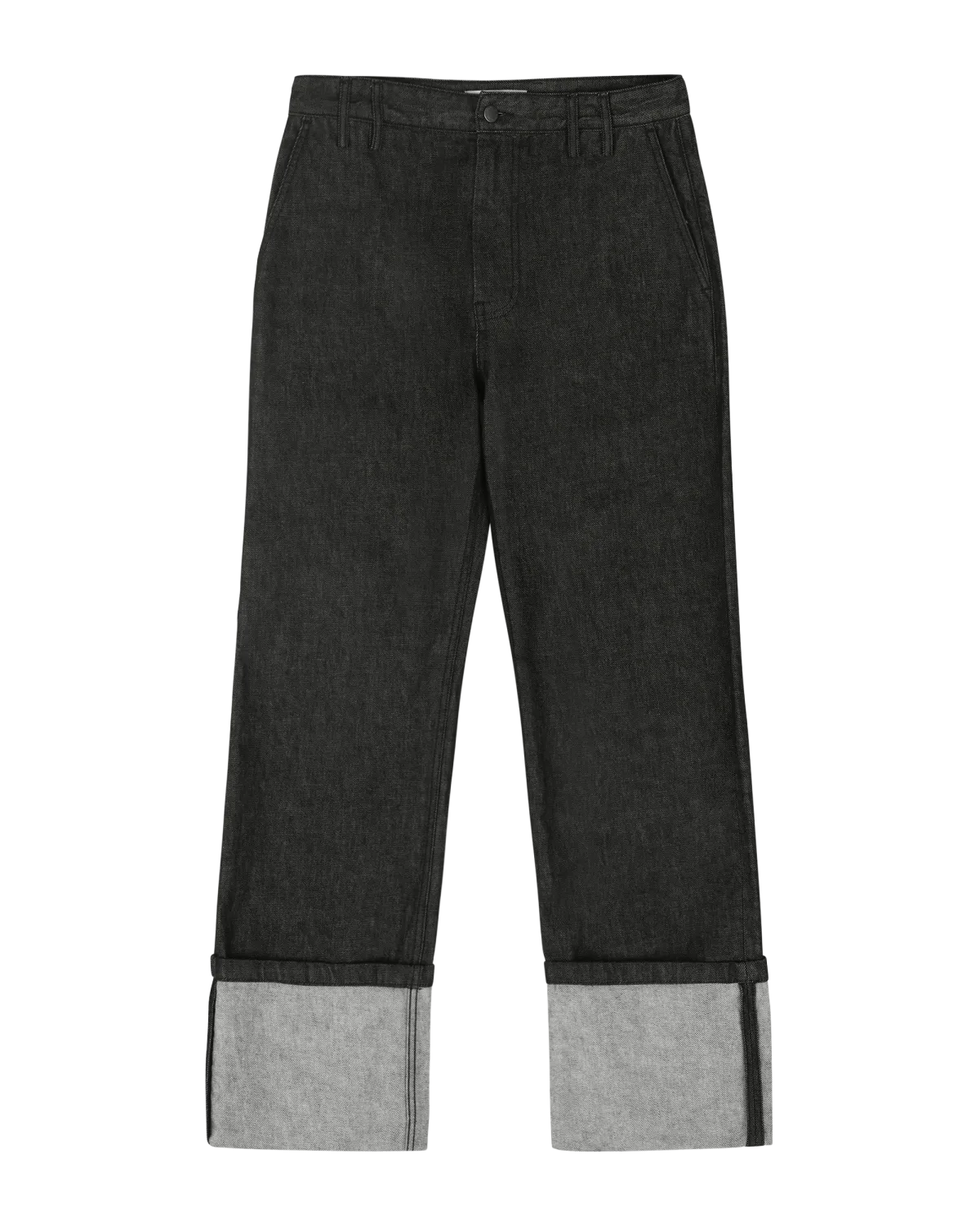 Cuff Jean Raw Black - Image 3