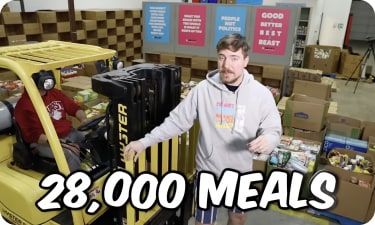28,000 meals loaded for distribution
