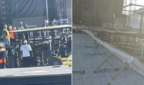 Acidente na montagem do show da Shakira em Copacabana deixa um morto