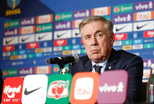 Carlo Ancelotti, treinador da Seleção Brasileira