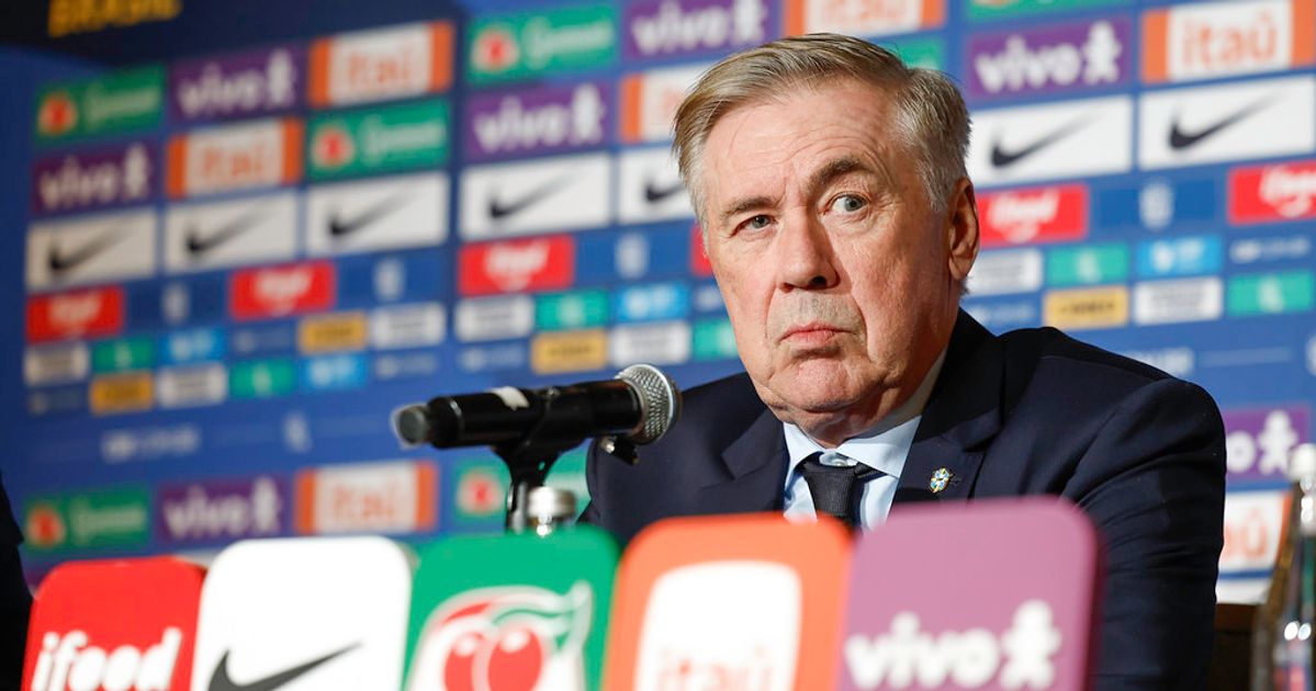 Carlo Ancelotti, treinador da Seleção Brasileira