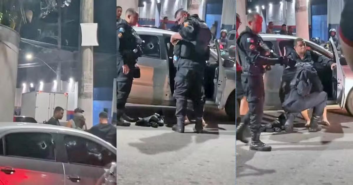 PM é baleado nas duas pernas ao tentar impedir assalto em Caxias