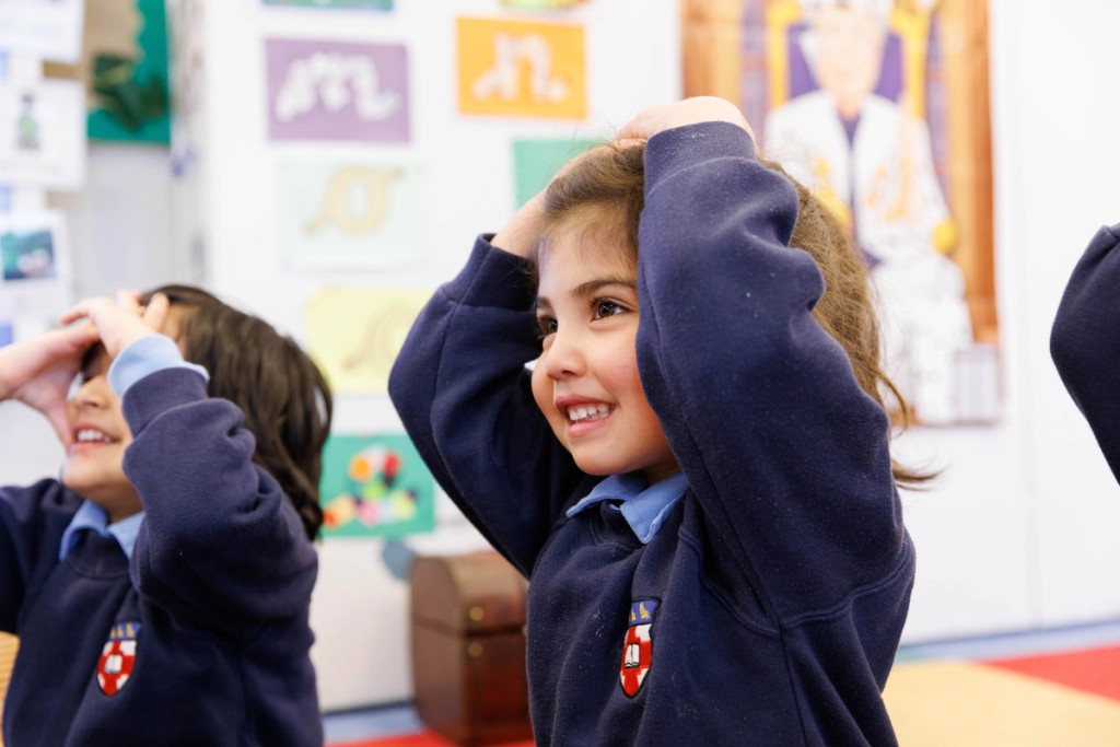 Children in a classroom 