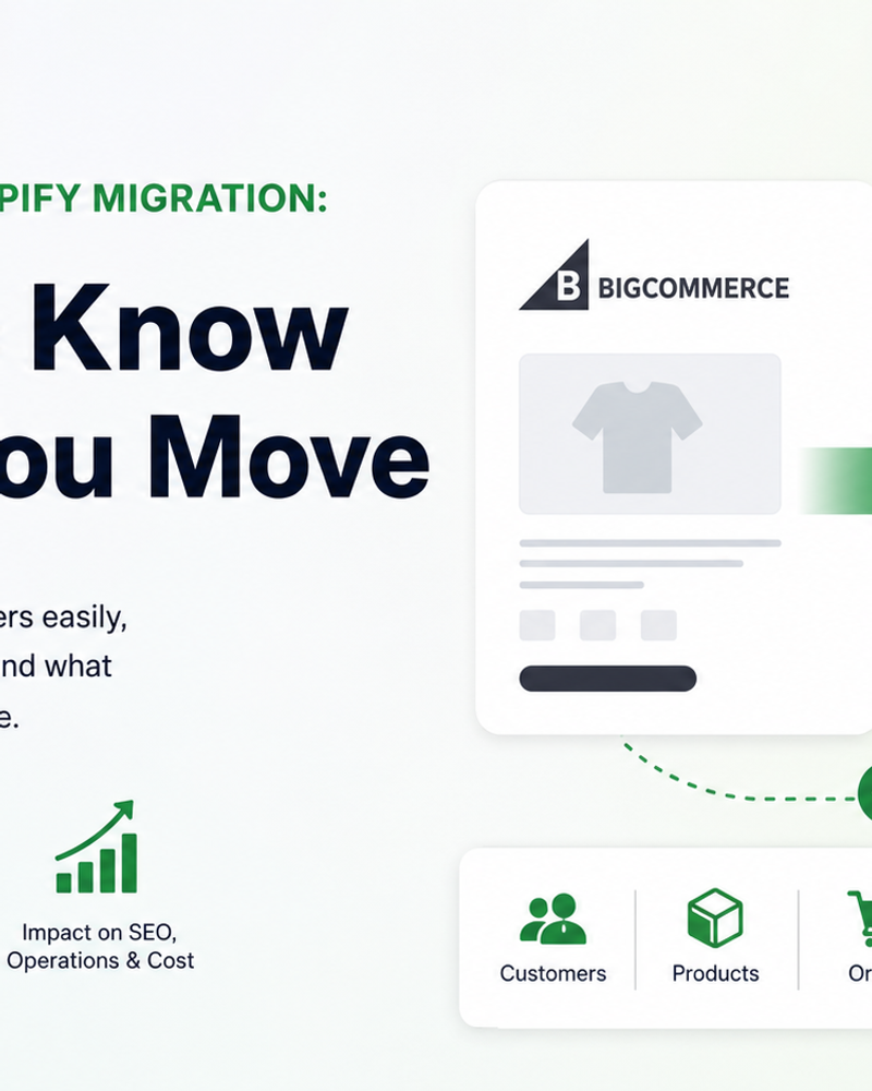 Migracija sa BigCommerce-a na Shopify: šta treba znati pre prelaska Migracija sa BigCommerce-a na Shopify: šta treba znati pre prelaska