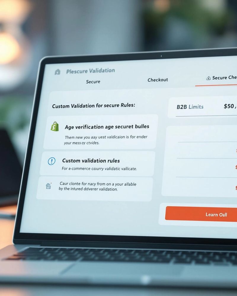 Shopify Checkout Validation API: Key Features Shopify Checkout Validation API: Key Features