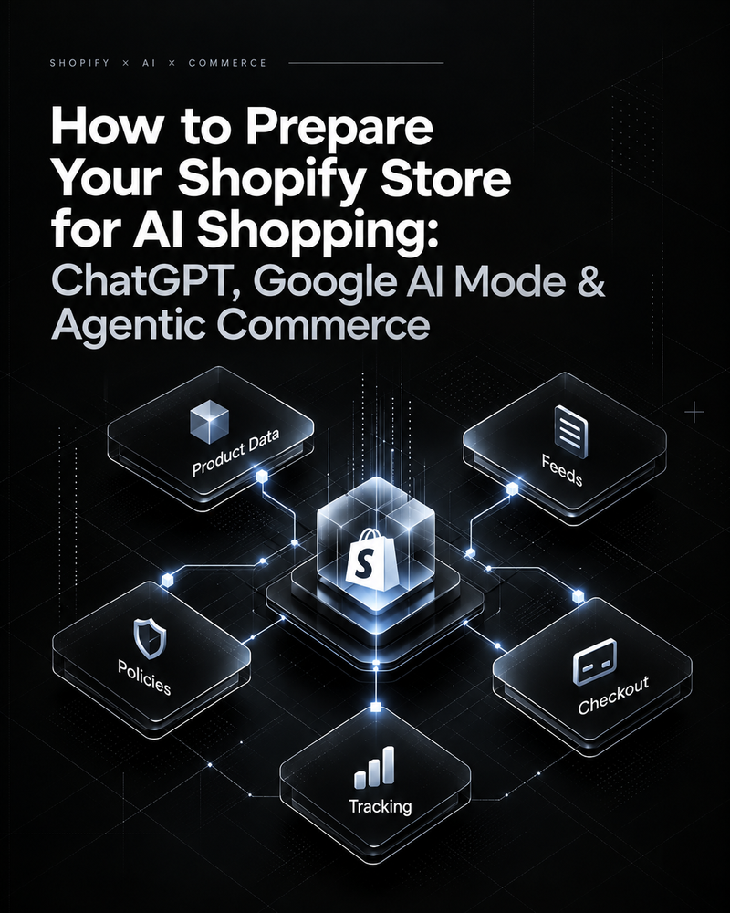 How to Prepare Your Shopify Store for AI Shopping: ChatGPT, Google AI Mode & Agentic Commerce How to Prepare Your Shopify Store for AI Shopping: ChatGPT, Google AI Mode & Agentic Commerce