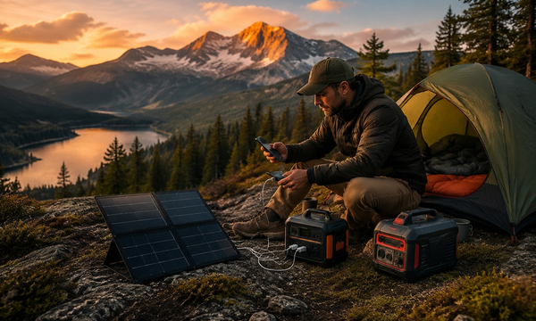How to Charge Devices While Camping Without Electricity: Solar, Battery, and Generator Options (2026)