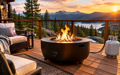 Best Propane Fire Pits Safe for Wooden Decks 2026: Heat Shields and Clearance Tested