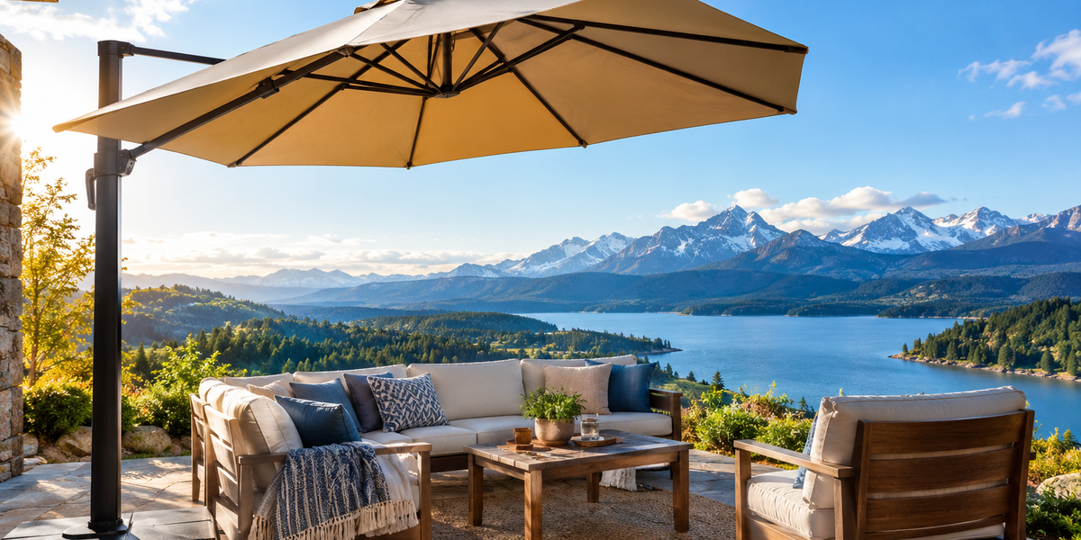 How to Choose a Patio Umbrella: Size, Tilt, and Wind Resistance Guide