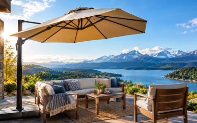 How to Choose a Patio Umbrella: Size, Tilt, and Wind Resistance Guide