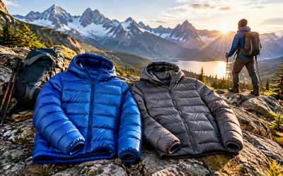 Down vs Synthetic Puffy Jacket for Hiking: Which Should You Choose in 2026?