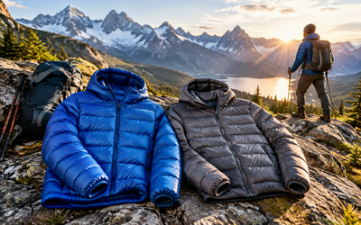 Down vs Synthetic Puffy Jacket for Hiking: Which Should You Choose in 2026?