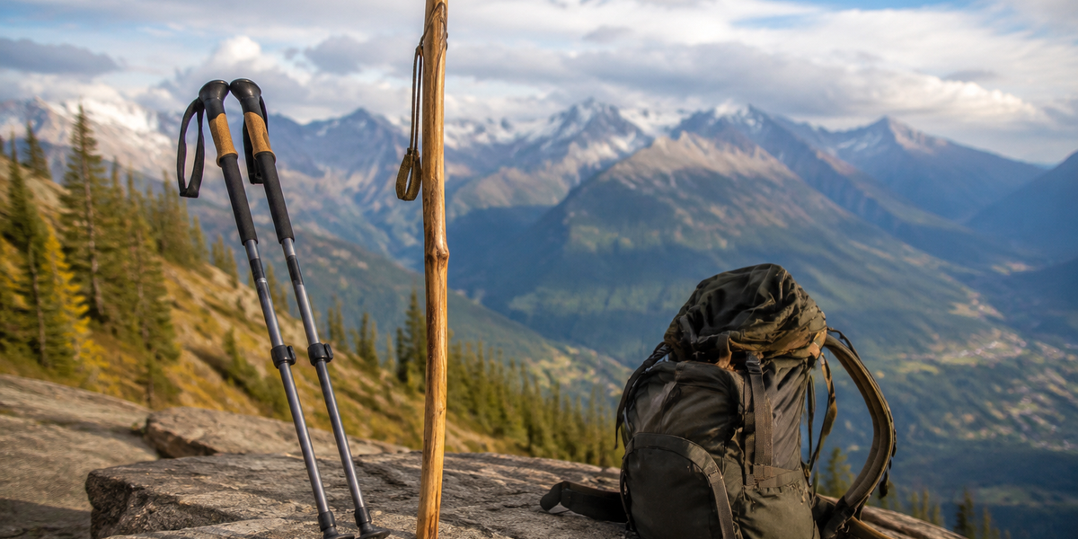 Trekking Poles vs Hiking Staff: Pros, Cons, and When to Use Each (2026 Guide)