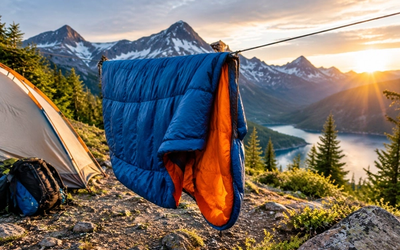 How to Dry a Wet Sleeping Bag Fast While Camping: Emergency Methods Without a Dryer