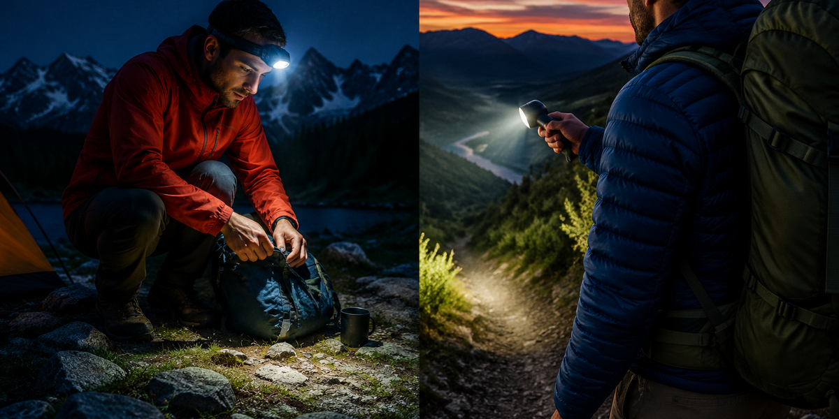 Headlamp vs Flashlight for Camping: What's Actually Better in 2026?
