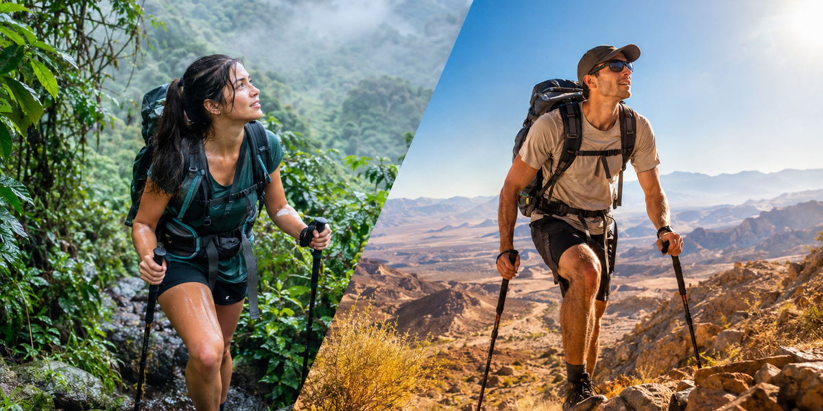 Hiking in Humidity vs Dry Heat: Which Is Harder and How to Prepare for Each (2026 Guide)