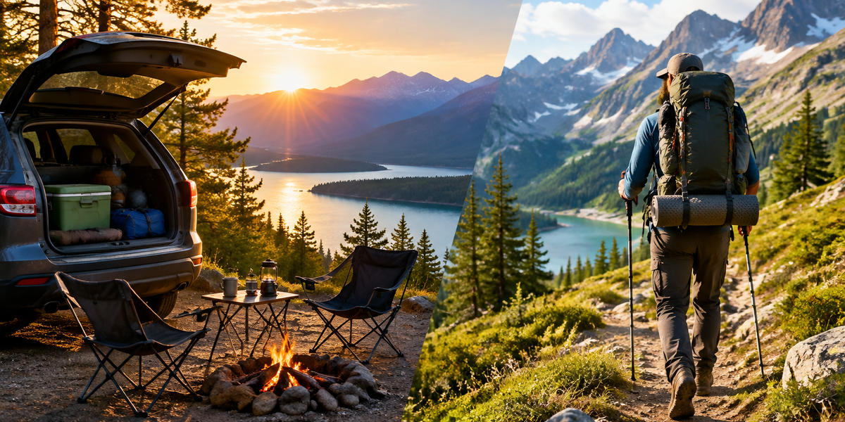 Car Camping vs Backpacking: Which Style of Camping Is Right for You? (2026 Guide)