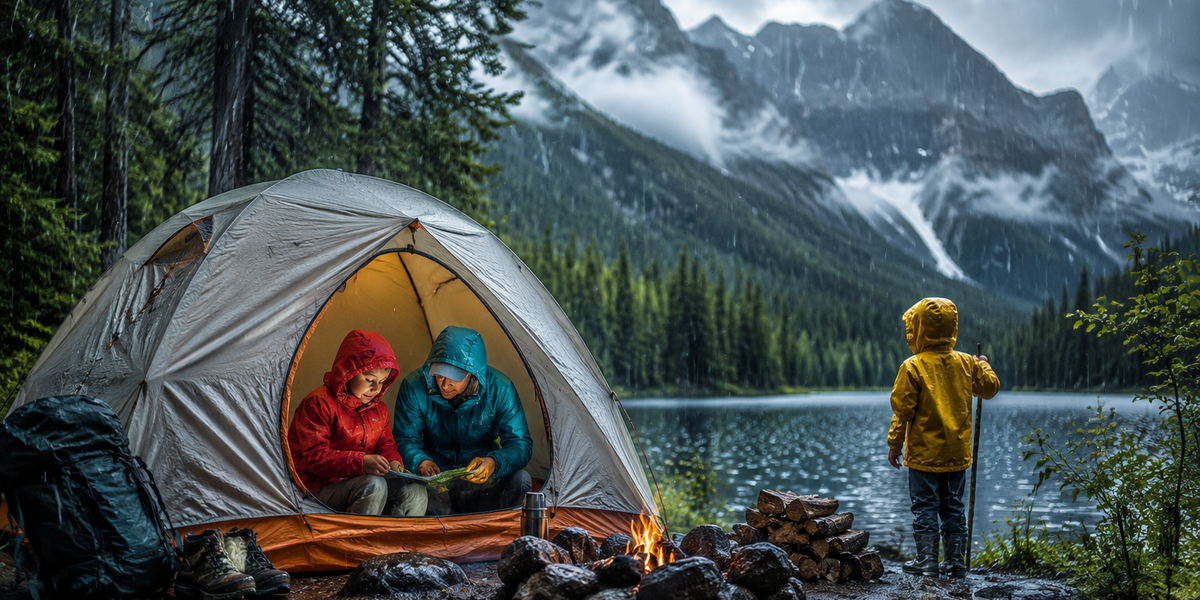 How to Camp with Kids in the Rain: Gear, Shelter Setup, and Activities That Work (2026 Guide)