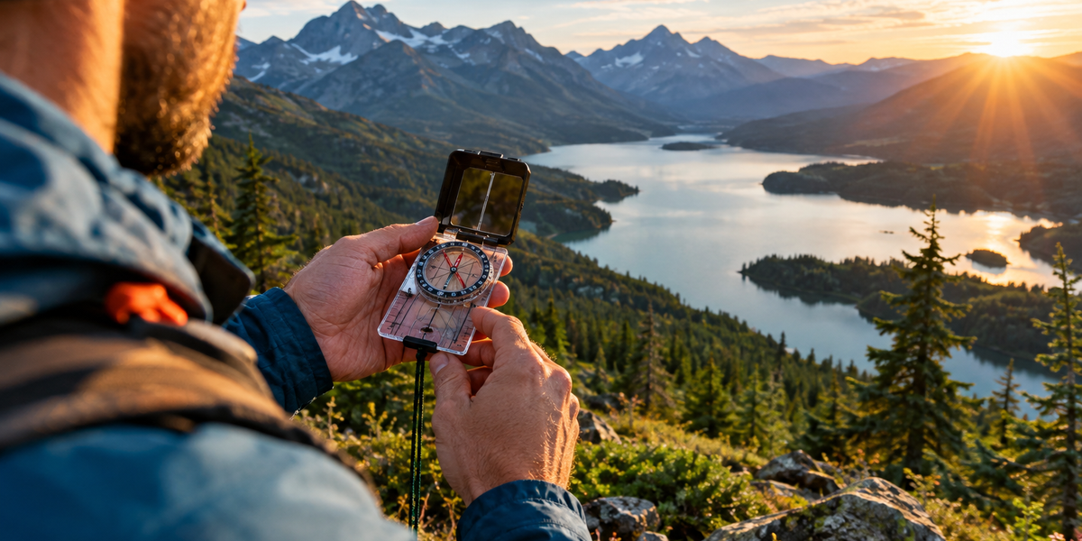 How to Use a Compass Without a Map for Hiking: Bearing and Triangulation Methods That Work in 2026