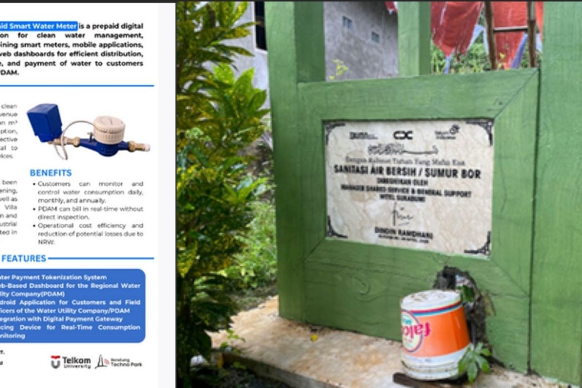 Telkom University Provides Water Management Educational Opportunities for Local Communities