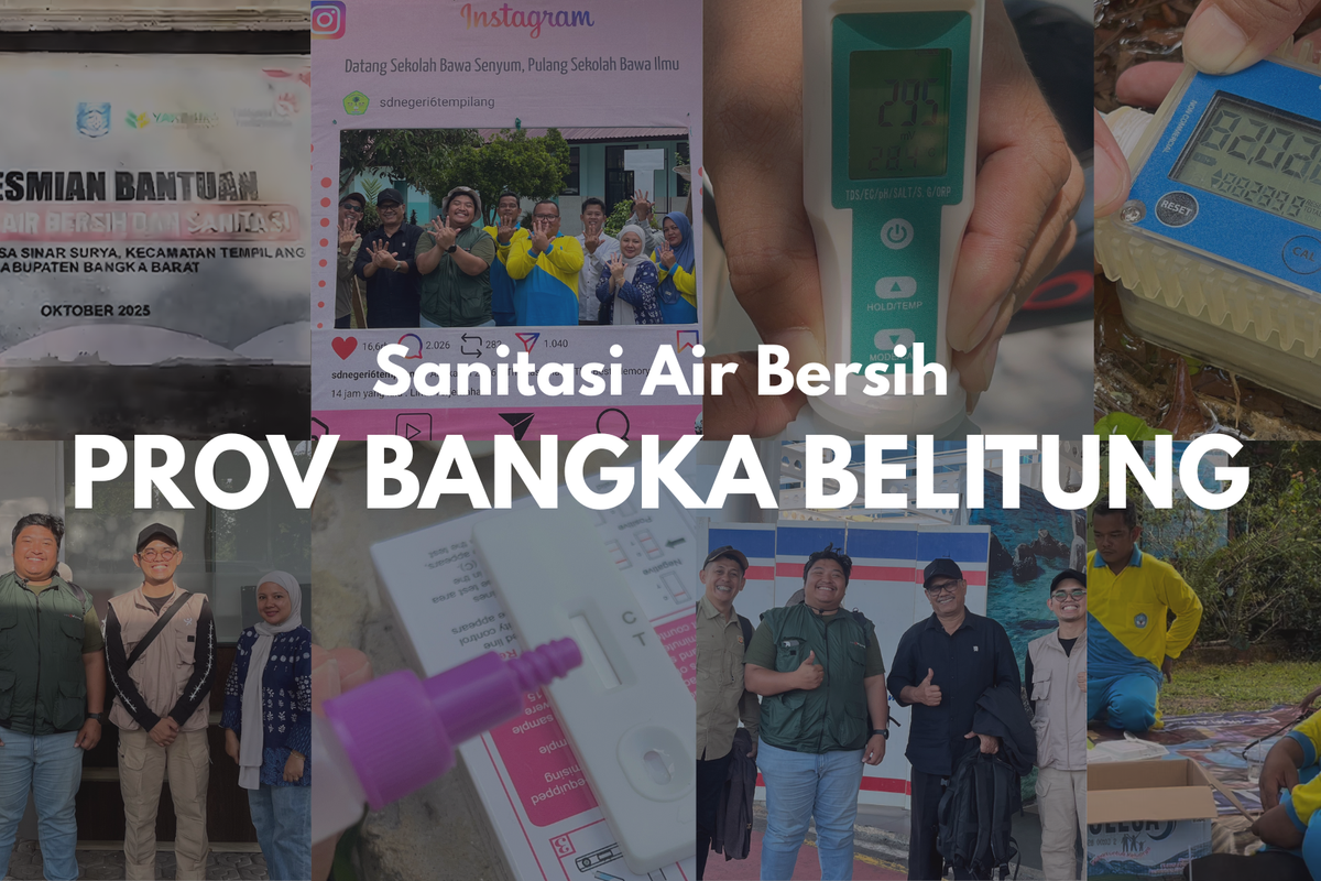 Telkom Indonesia Dukung Peningkatan Akses Air Bersih dan Sanitasi Layak di Bangka Belitung
