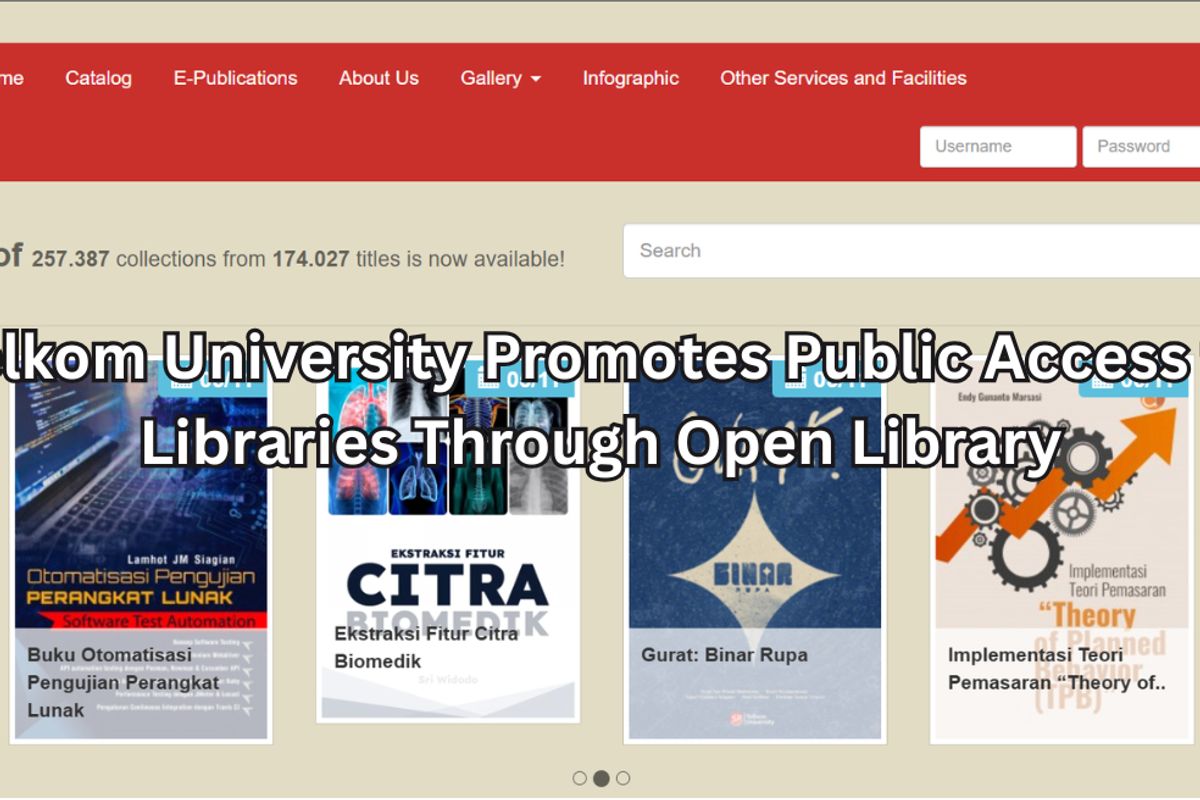 Telkom University Promotes Public Access to Libraries  Through Open Library