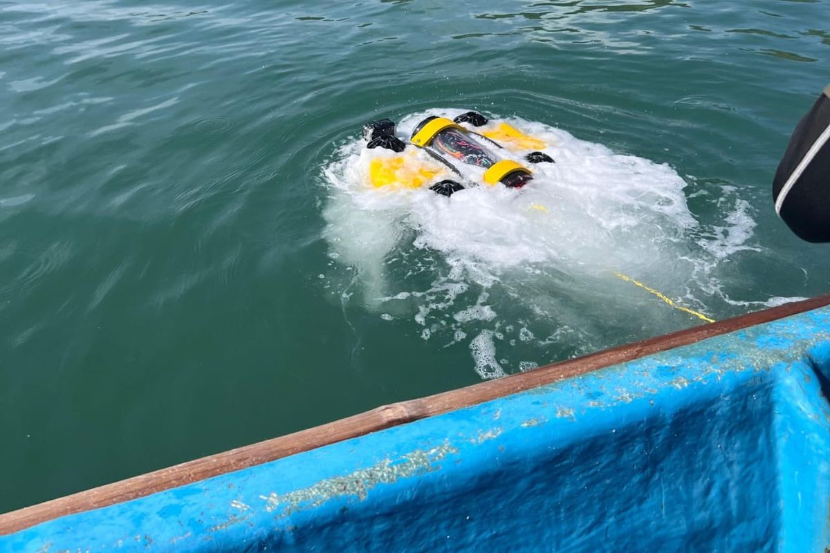 Eksplorasi Laut Gunakan Robot Bawah Air ROV di Pulau Biawak dan Pangandaran
