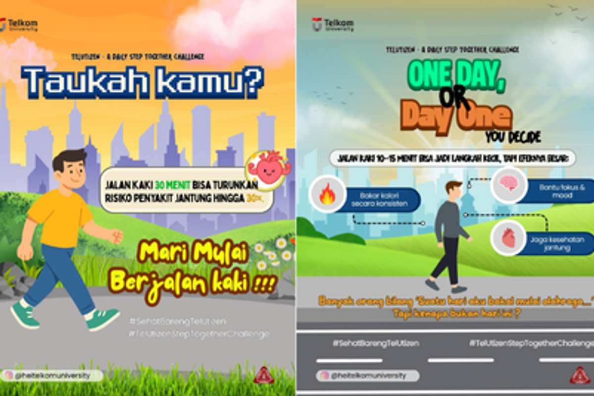 Creating a Walkable and Green Campus: Telkom University’s Commitment to Pedestrian-Friendly Spaces